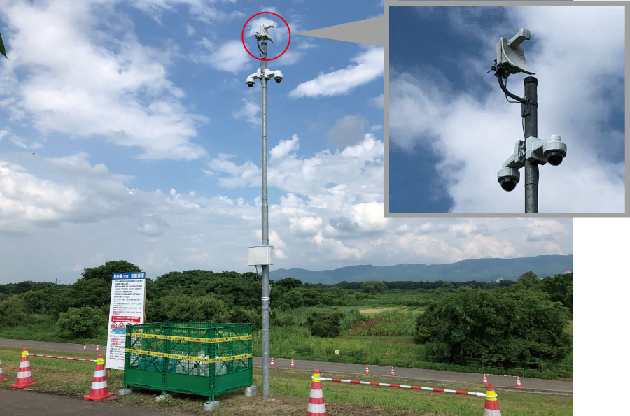 60GHz帯無線LANブリッジV3000の導入事例