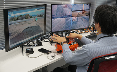 Starlinkと高信頼・低遅延ネットワークを用いた建設機械の遠隔操縦を実証