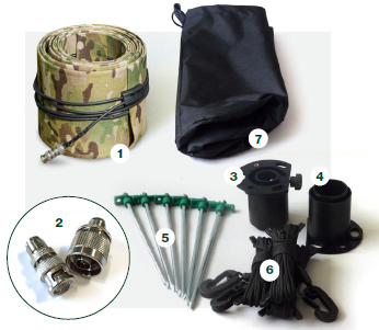 巻取式空中線構成品（3.5m）